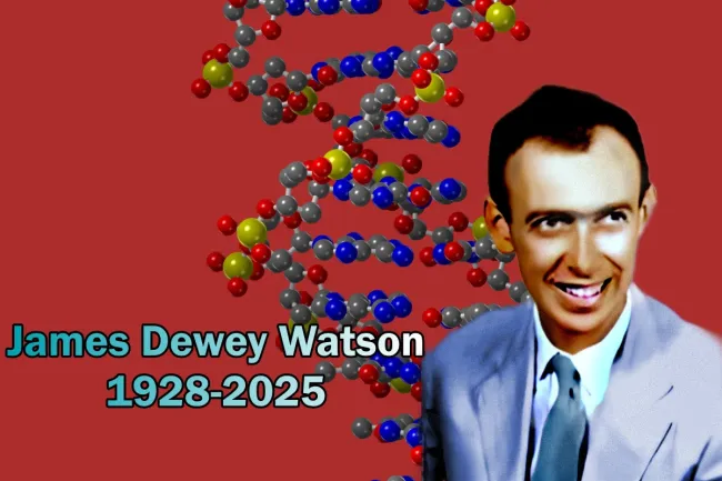 James Dewey Watson (April 6, 1928 – November 6, 2025)