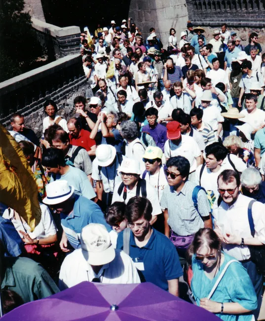 1993: IUCr Congress and General Assembly: Excursion to the Great Wall