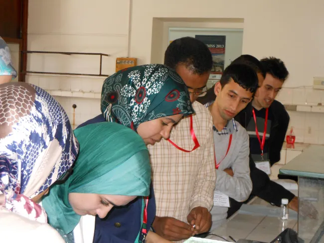 2014: IUCr-UNESCO Open Lab: Travelling Laboratory Rabat