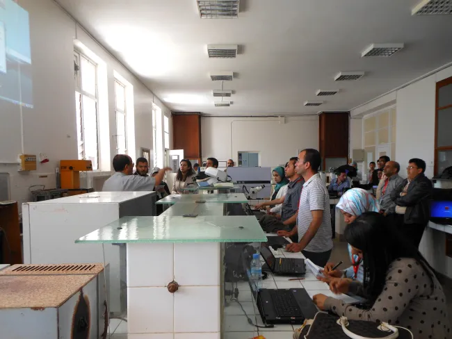 2014: IUCr-UNESCO Open Lab: Travelling Laboratory Rabat
