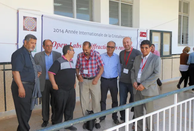 2014: IUCr-UNESCO Open Lab: Travelling Laboratory Rabat