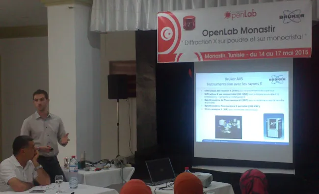2015: IUCr-UNESCO Open Lab: Travelling Laboratory Monastir