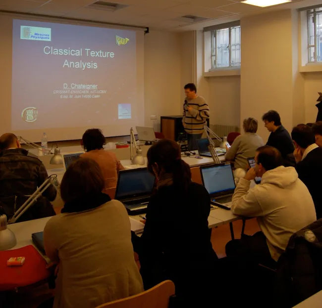 2009: Workshop on Combined Analysis (Texture and Rietveld) for Geologists: Classroom session
