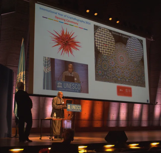 2014: Opening Ceremony of the International Year of Crystallography: Crystallography, Symmetry and Art