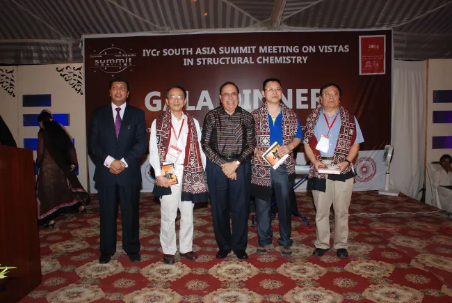 2014: South Asia Summit Meeting on Vistas in structural chemistry: Gala Dinner