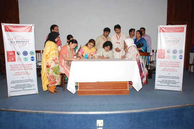 2014: South Asia Summit Meeting on Vistas in structural chemistry: Summit Declaration