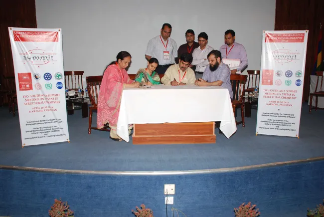 2014: South Asia Summit Meeting on Vistas in structural chemistry: Summit Declaration