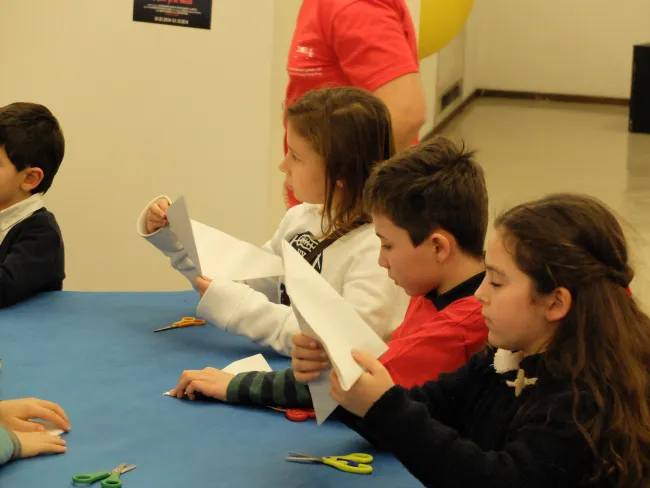 2014: Bologna - workshop for schoolchildren: Hands-on participation