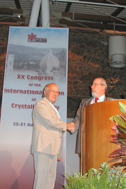 2005: IUCr Congress and General Assembly: Sacconi Medal