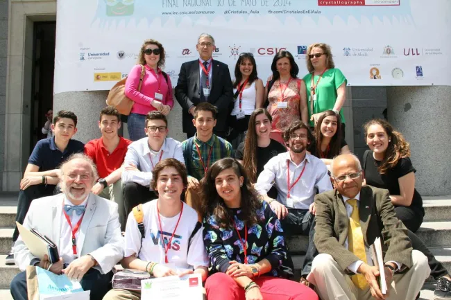 2014: Spanish Schools Crystallization Competition: Group photo