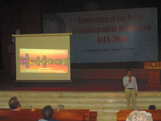 2016: AsCA Meeting: Closing ceremony