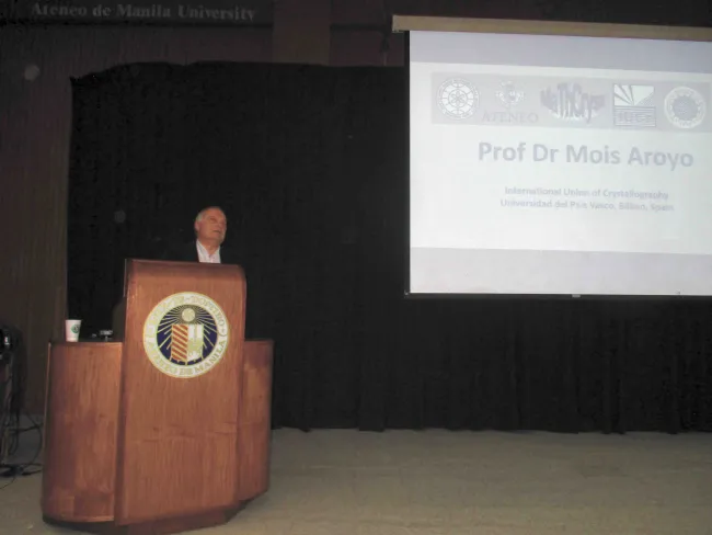 2017: Second Manila International Workshop on Mathematical Crystallography: Opening ceremony