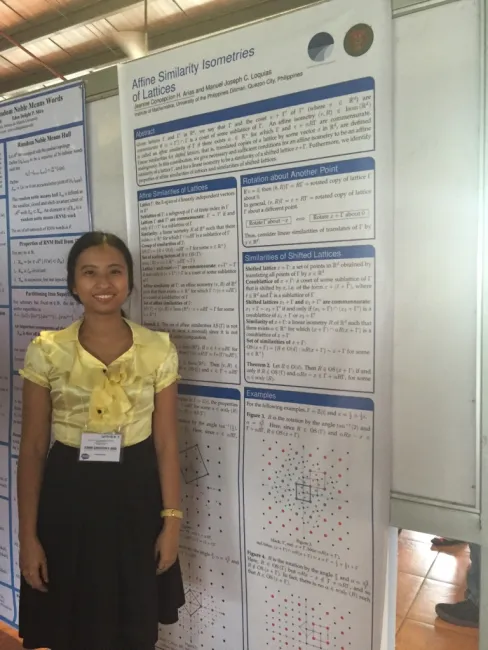 2017: Second Manila International Workshop on Mathematical Crystallography: Posters