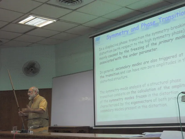 2014: MathCryst Workshop on Mathematical Crystallography: Classroom session