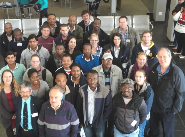 2014: 2nd Bloemfontein School on Fundamental Crystallography: Group photo