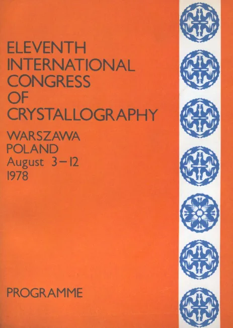 1978: IUCr Congress and General Assembly: Poster