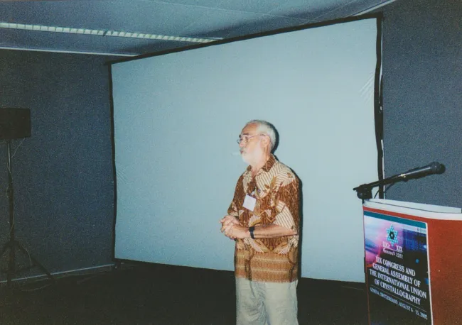 2002: IUCr Congress and General Assembly: Workshop