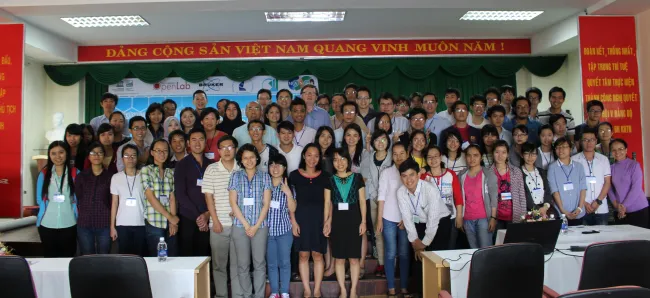2014: IUCr-UNESCO Open Lab: Group photo