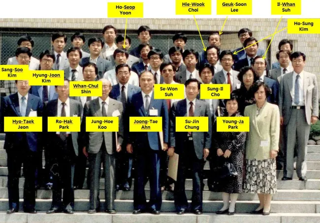 1989: Korean Crystallographic Association Meeting: Group photo