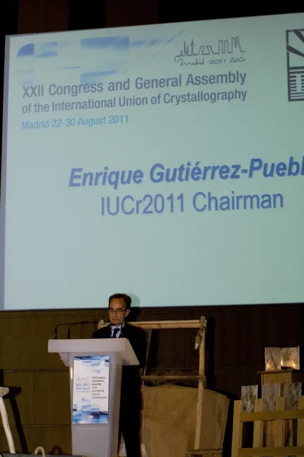 2011: IUCr Congress and General Assembly: Opening ceremony