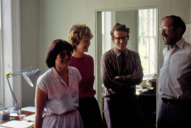 1982: IUCr Executive Committee meeting: Visit to Chester office