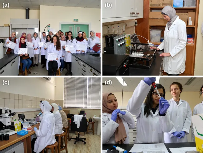 protein crystallography workshop photo compilation